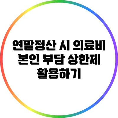 연말정산 시 의료비 본인 부담 상한제 활용하기